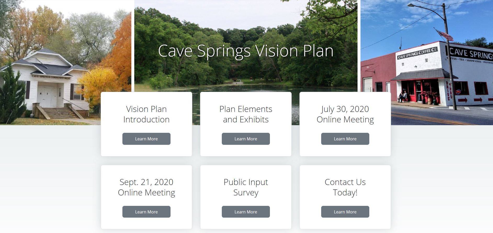 Cave Springs Vision Plan and Public Survey