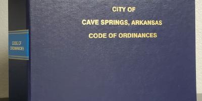City of Cave Springs Code of Ordinances